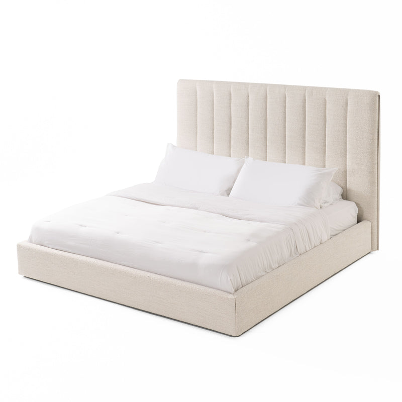 Modrest Valhalla - Contemporary White Fabric Bed