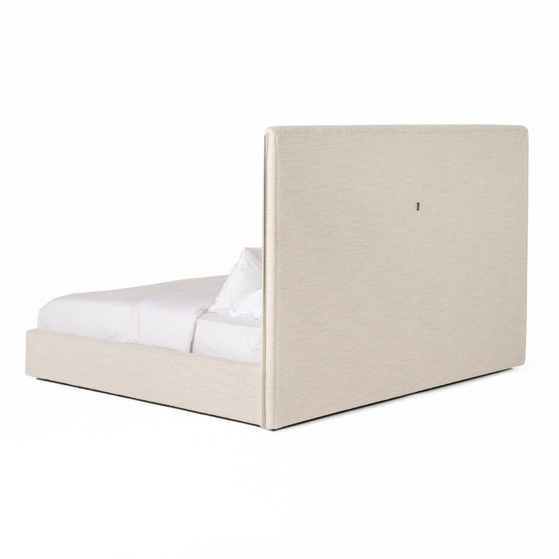 Modrest Valhalla - Contemporary White Fabric Bed