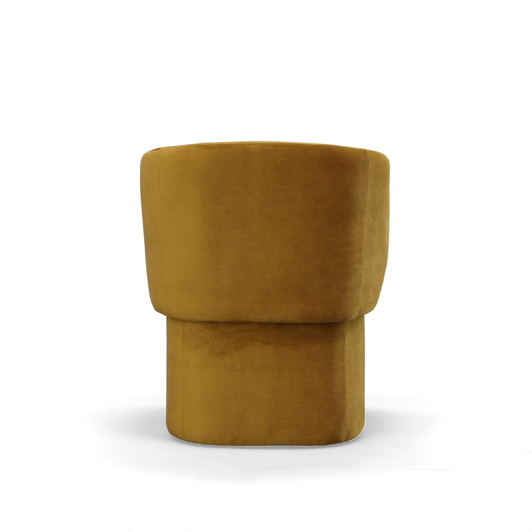 Modrest Vassar - Burnt Umber Velvet Dining Chair