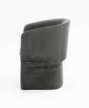 Modrest Vassar - Modern Grey Velvet Dining Chair