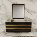 Nova Domus Velondra - Modern Eucalypto + Marble Dresser