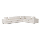 Divani Casa Vicki - Modern Off-White Fabric Modular Corner Seat
