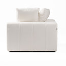 Divani Casa Vicki - Modern Off-White Fabric Modular Sectional Sofa