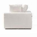 Divani Casa Vicki - Modern Off-White Fabric Modular Corner Seat