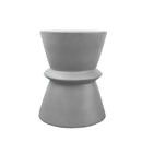 Modrest Ramos Modern Grey Concrete Round Stool