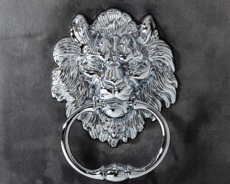 Modrest Vince - Glam Grey Velvet Dining Chair Set of 2