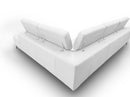 Lamod Italia Viola - Italian Contemporary White Leather Right Facing Sectional Sofa