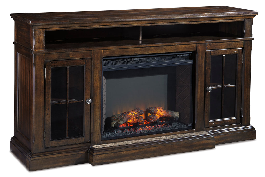 W701-88 TV Stand w/Fireplace 72"L