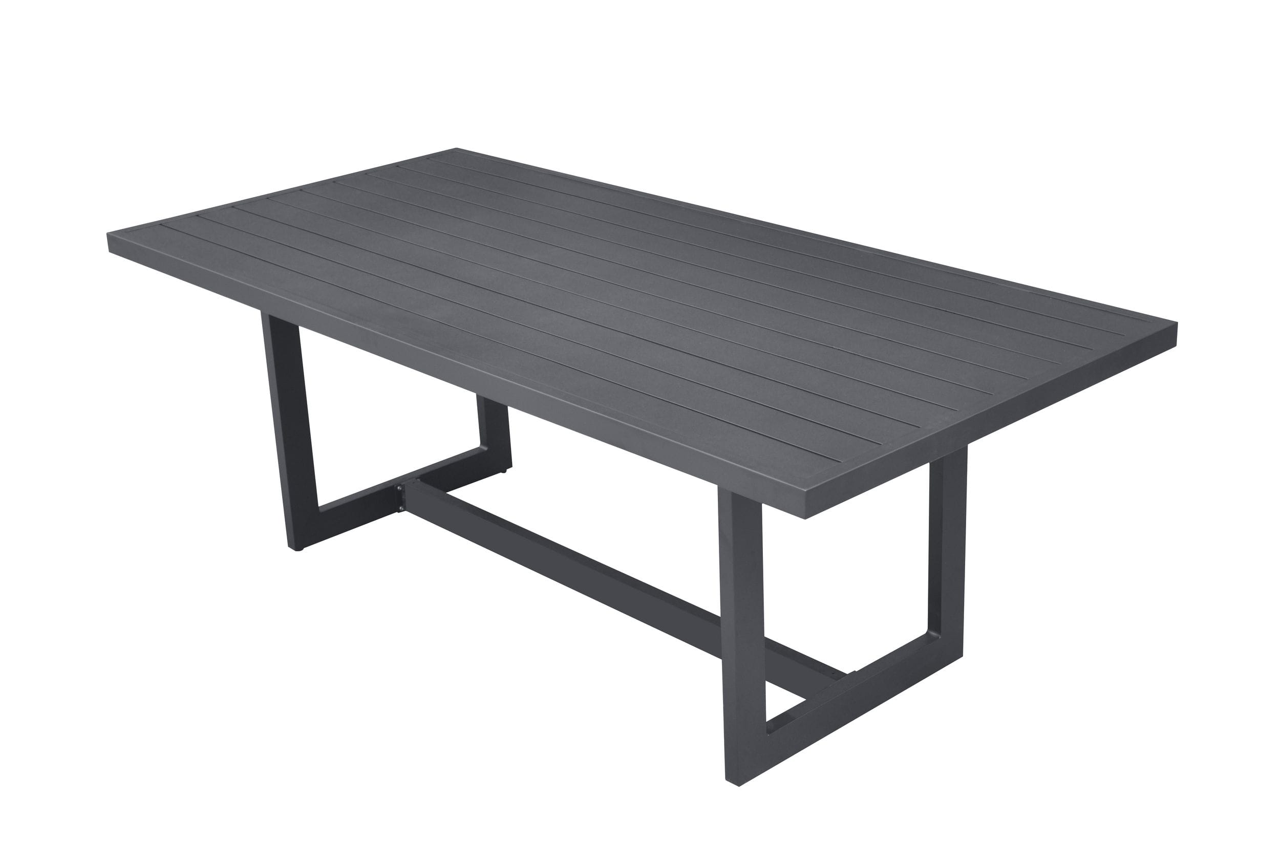 Renava Wake + Kayak - Modern Outdoor Grey Dining Table Set