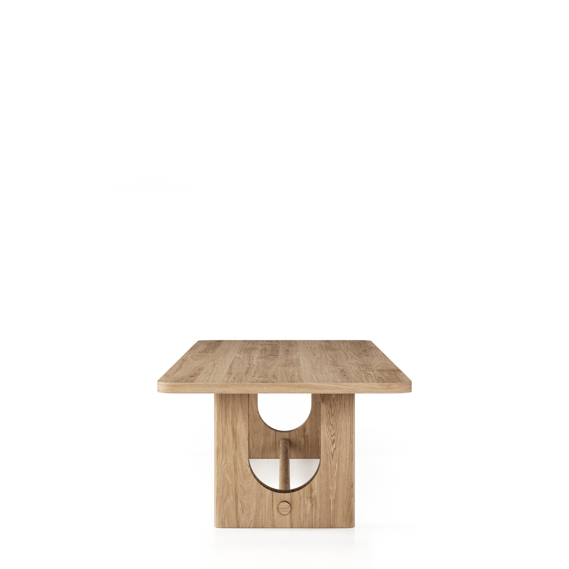 Modrest Walz - Modern Natural Oak Rectangular Dining Table
