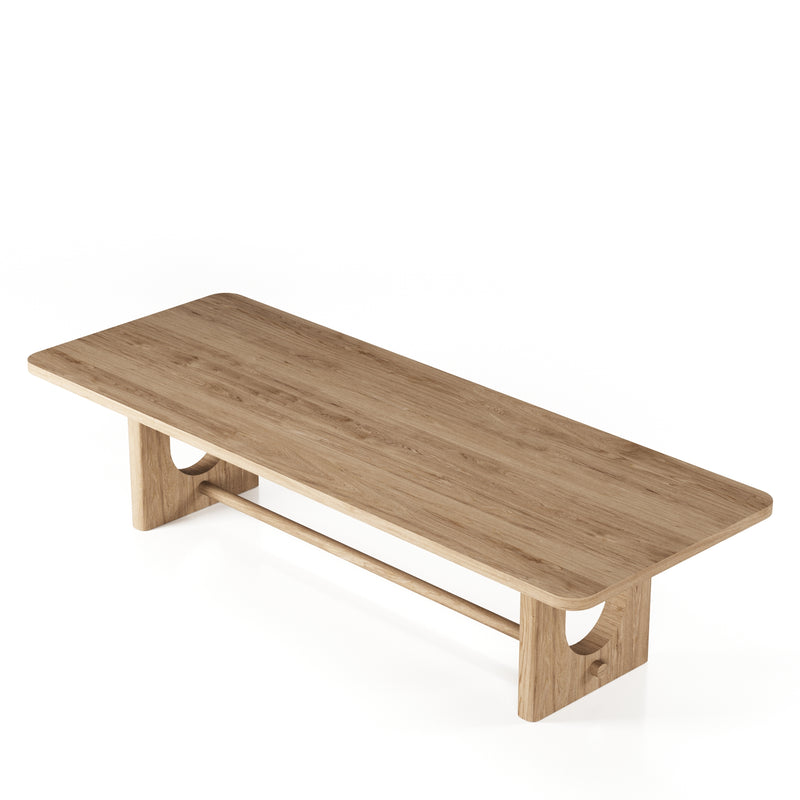 Modrest Walz - Modern Natural Oak Rectangular Dining Table