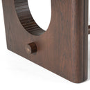 Modrest Walz - Modern Brown Oak Rectangular Dining Table