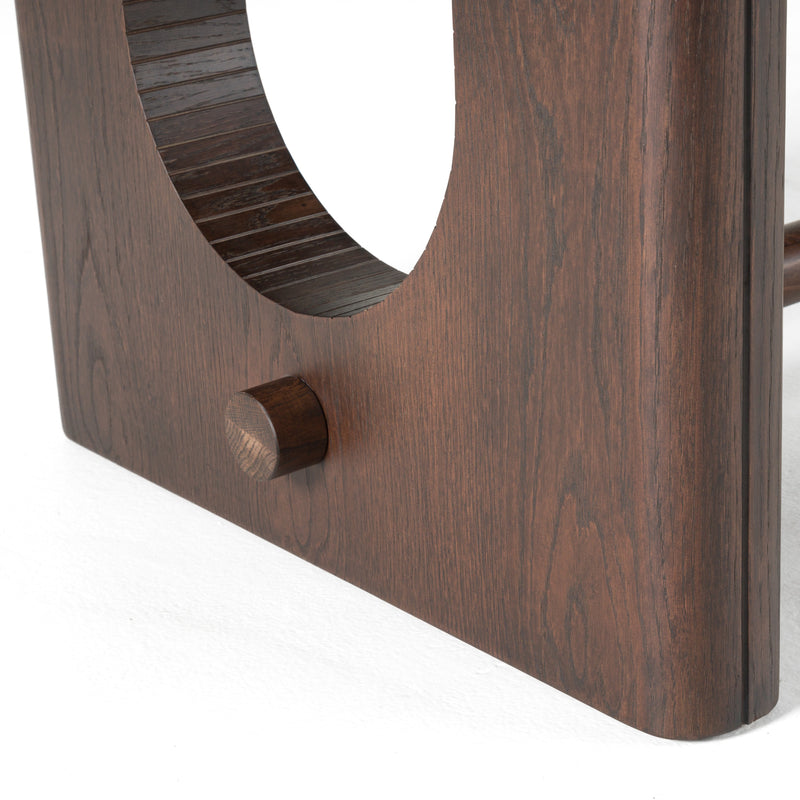 Modrest Walz - Modern Brown Oak Rectangular Dining Table