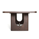 Modrest Walz - Modern Brown Oak Rectangular Dining Table