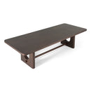 Modrest Walz - Modern Brown Oak Rectangular Dining Table
