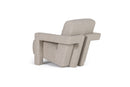 Modrest Wylie - Modern Beige Fabric Accent Chair