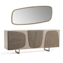 Modrest Wynetta - Modern Grey Ash Buffet Mirror