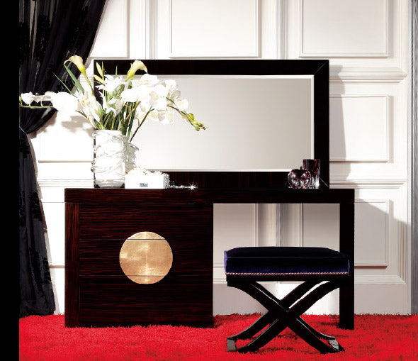 A&X Tuscany Ebony Vanity Table