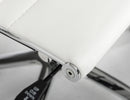 Scroll Modern White Eco-Leather Office Chair