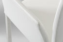 Modrest Avril Modern White Leatherette Dining Chair