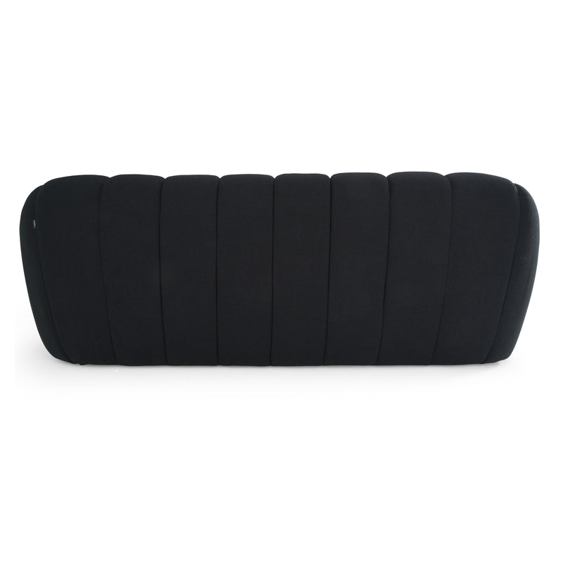 Divani Casa Yolonda - Modern Black Fabric Bed