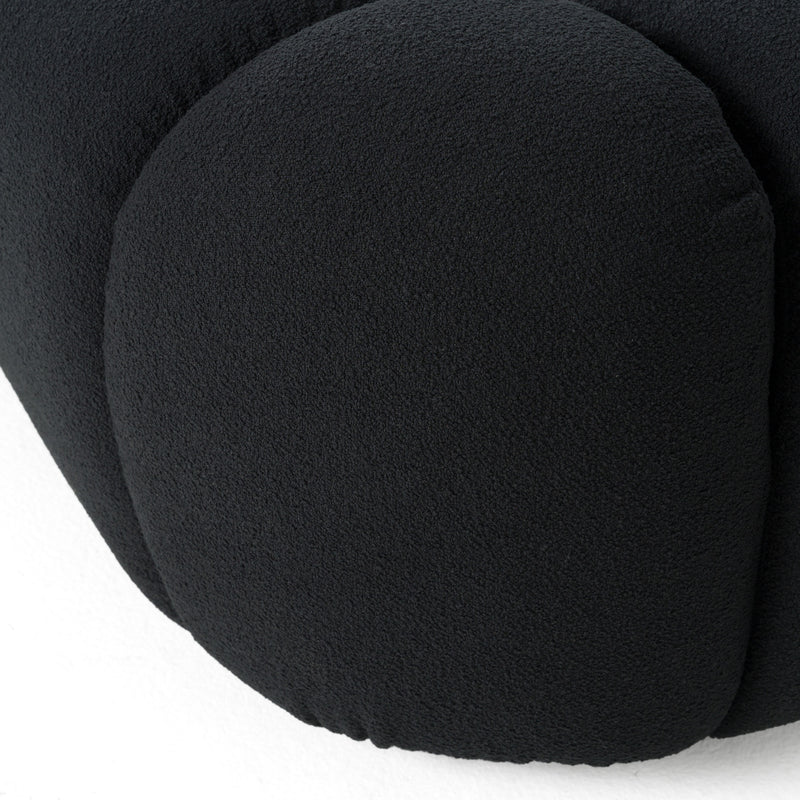 Divani Casa Yolonda - Modern Black Fabric Bed