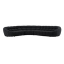 Divani Casa Yolonda - Black Fabric Sectional Sofa