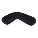 Divani Casa Yolonda - Black Fabric Sectional Sofa