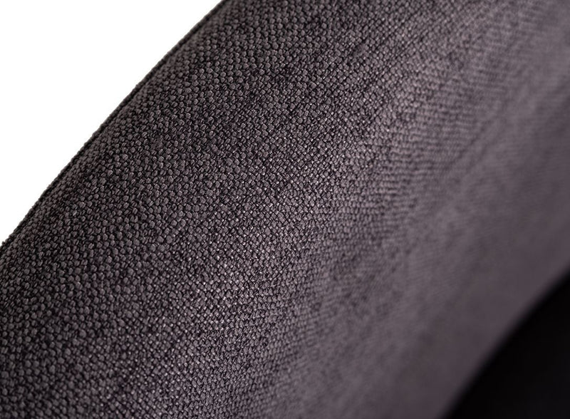 Modrest Yukon Modern Grey Fabric & Antique Brass Dining Chair