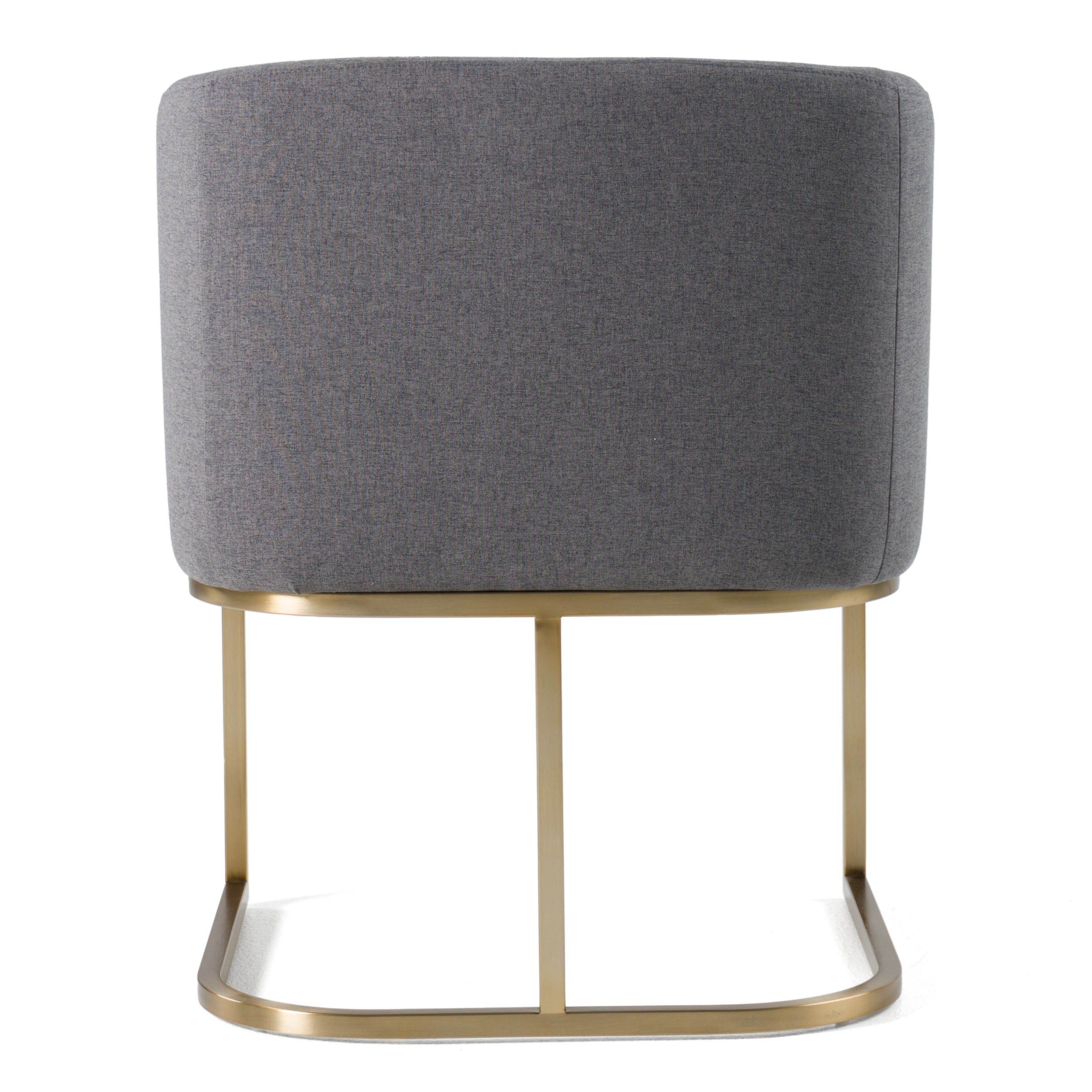 Modrest Yukon - Modern Dark Grey Fabric Dining Chair